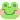 a small gif of a pixelated frog's face, smiling. click it!
