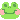 a small gif of a pixelated frog's face, sticking its tongue out. click it!